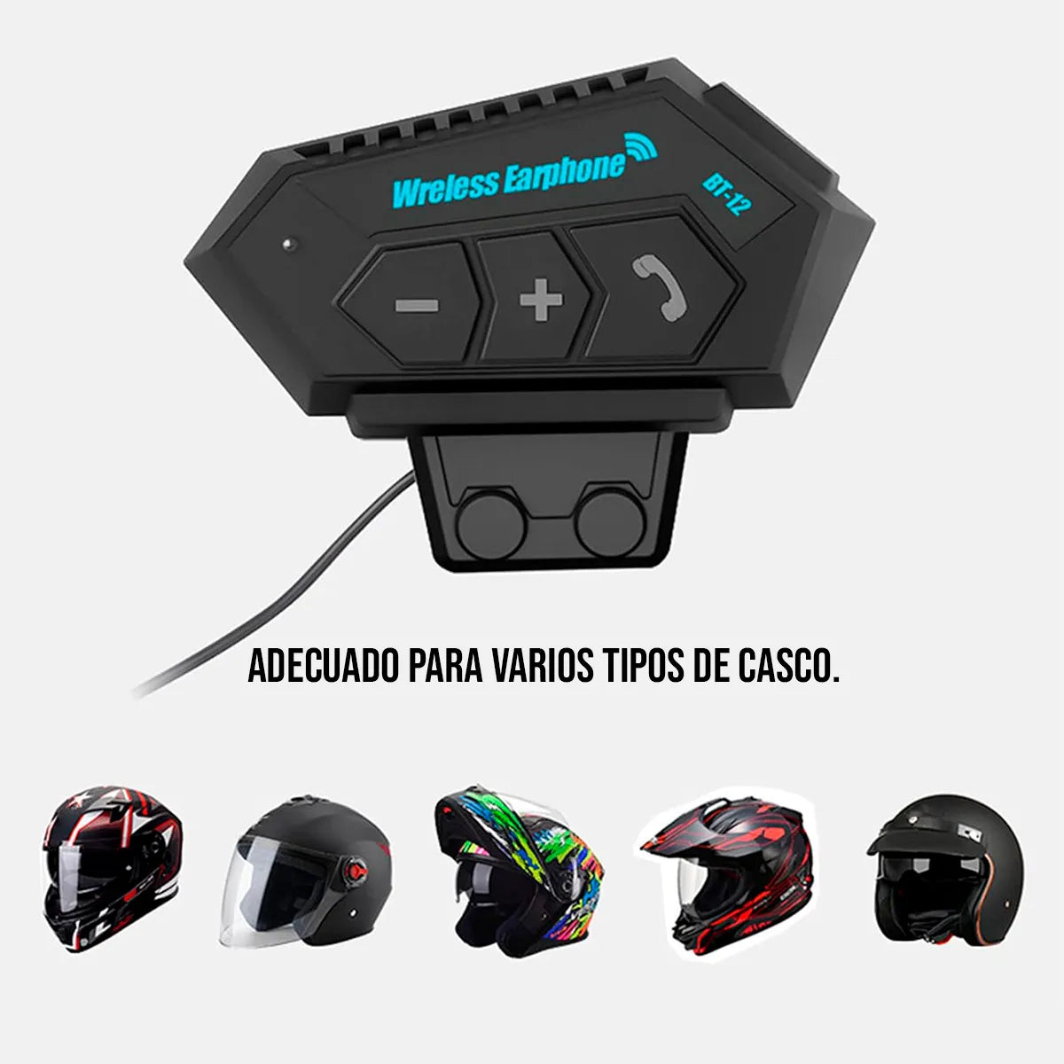 Intercomunicador Auriculares casco