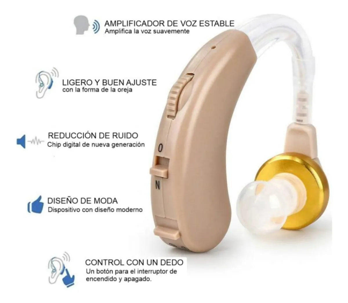 Audífono Amplificador - Ayuda Sordera