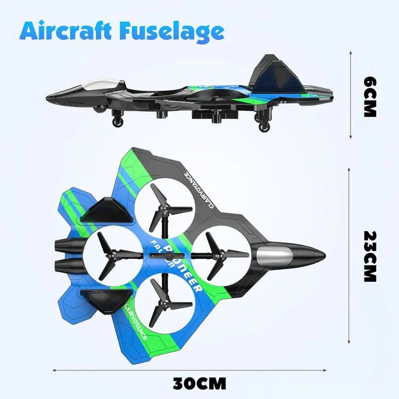 Avión Drone Manilla Cámara doble batería