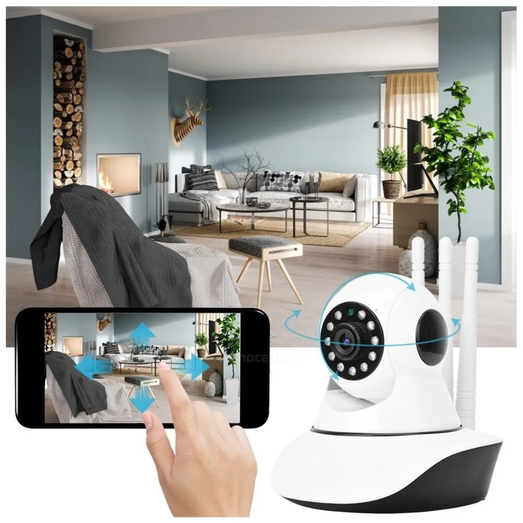 Cámara Robótica De Seguridad Wifi 3 Ant